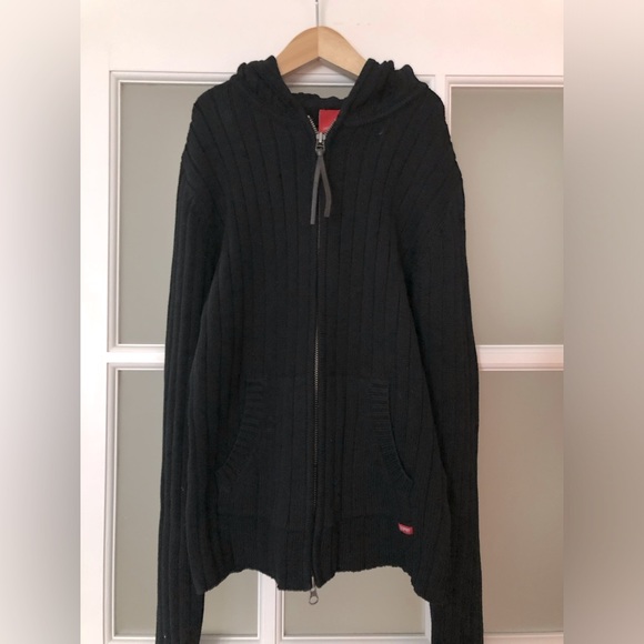 Esprit Large Cable knit Hoodie Sweater - Picture 1 of 2